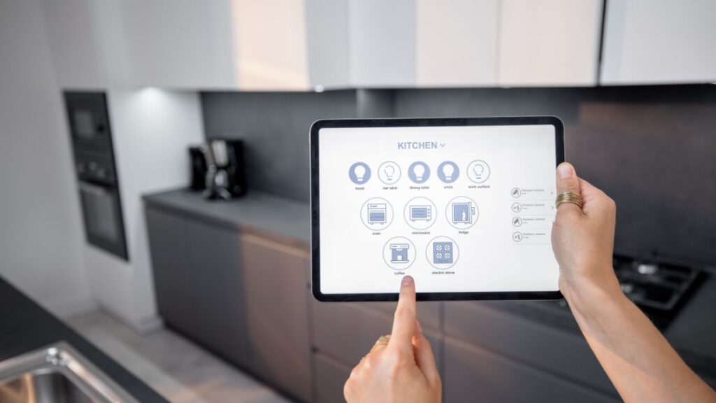 Tablet controlling a smart home
