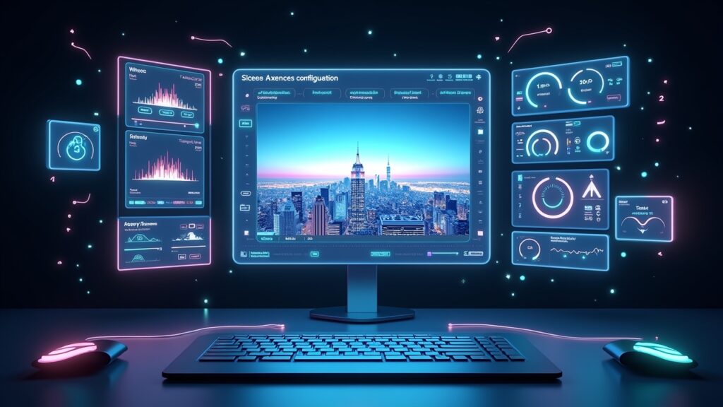 Advanced scene configuration interface
