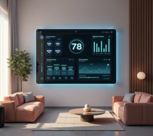 Custom smart home control dashboard