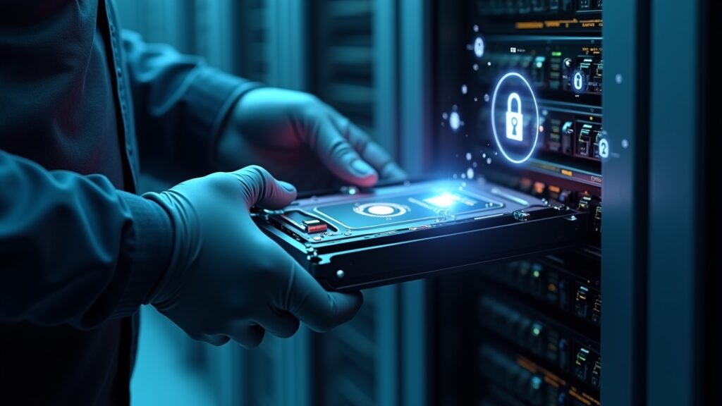 Device removal security process