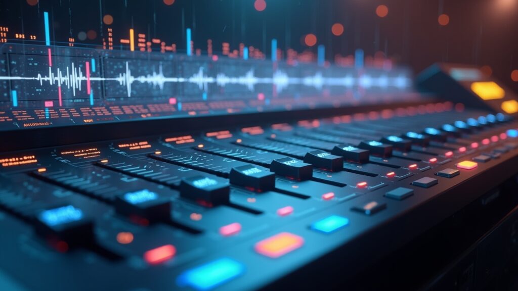 Audio synchronization control interface