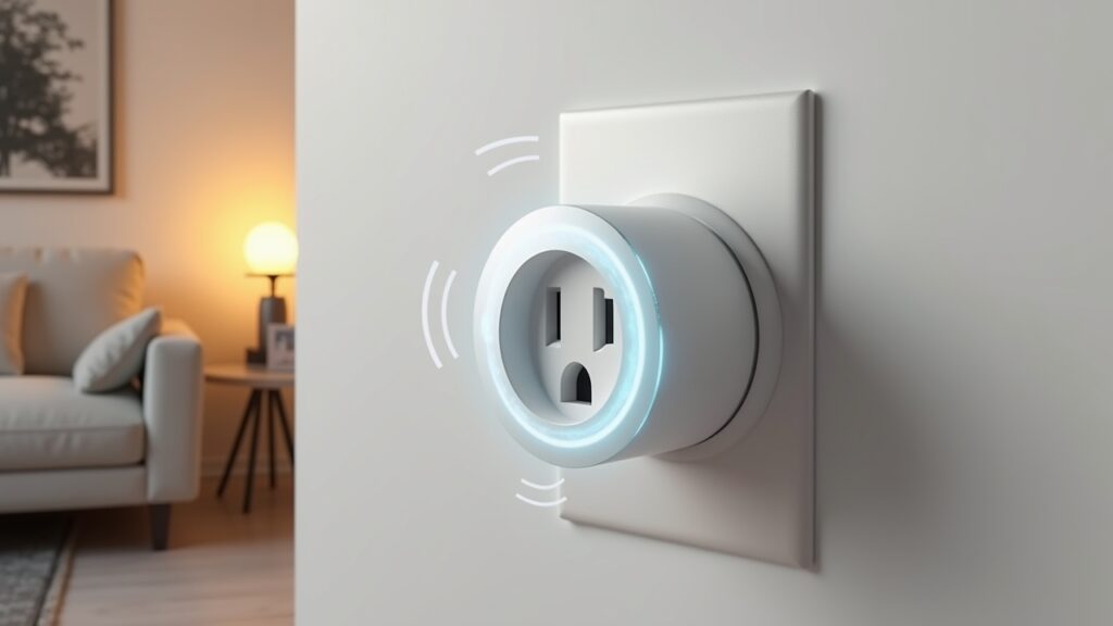 Smart plug controlling lamp