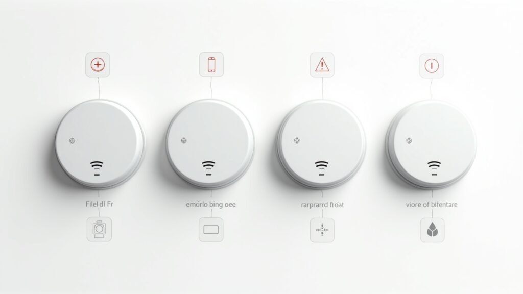 Comparison of different smart smoke detectors