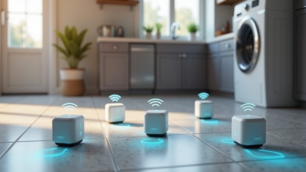Multiple leak sensors in different locations